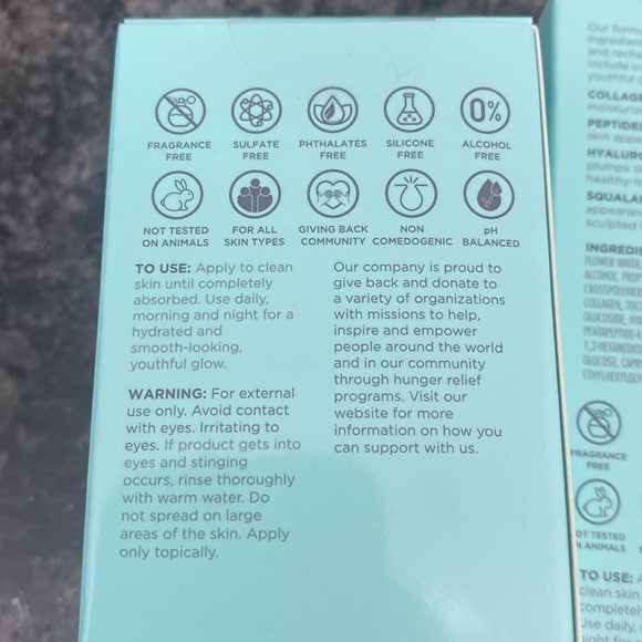 Smooth and Lyft collagen, facial serum, cream and collagen eye cream bundle - Picture 11 of 16